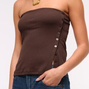 Abercrombie Side Button Tube Top